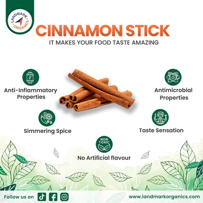 Health Benefits Of Landmark Organics Cinnamon Sticks 